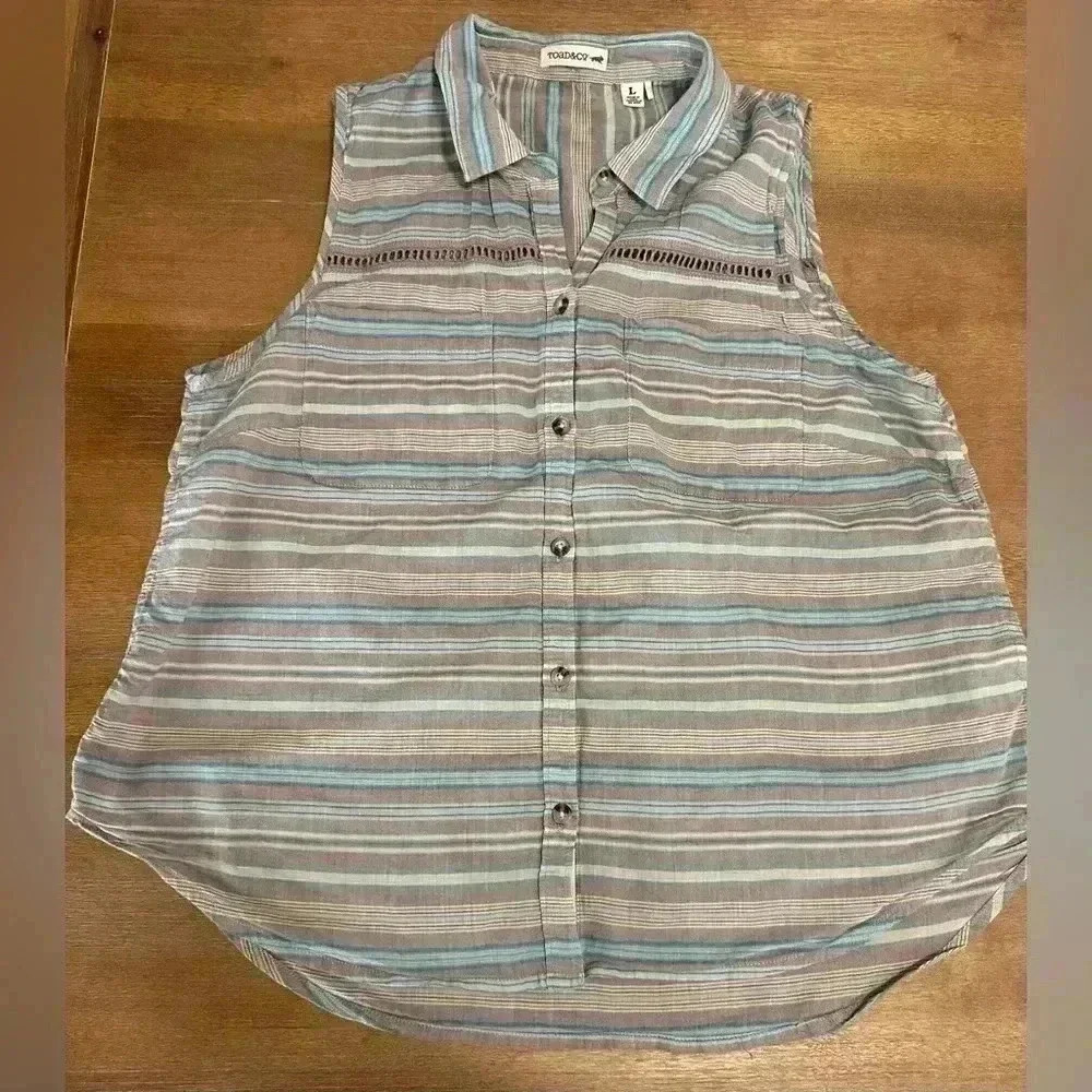 Toad & co sleeveless Deco Shirt